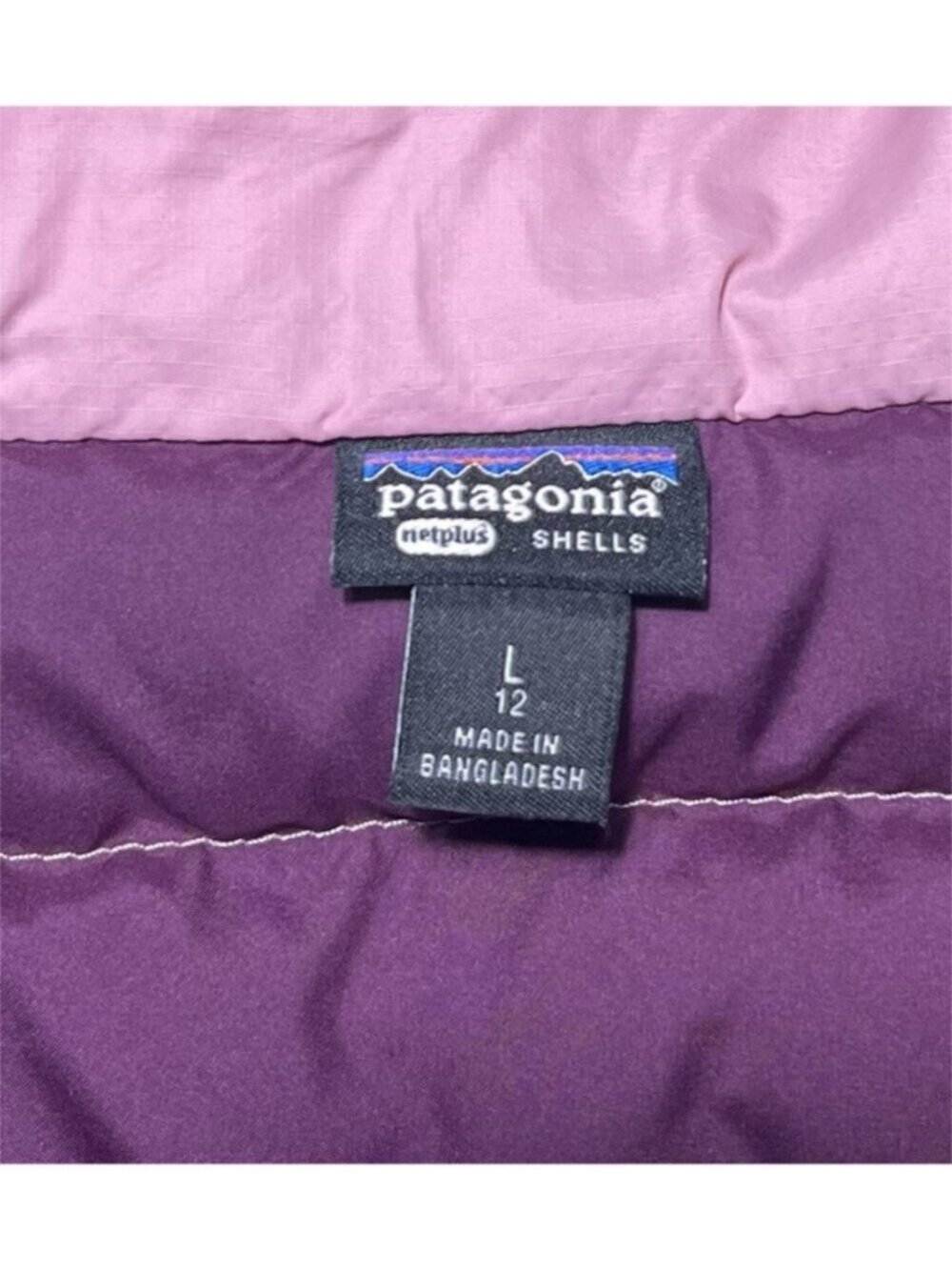 Patagonia Netplus Shells Recycled Pink Down Puffer Jacket -Youth Size Large (12) - Picture 2 of 16